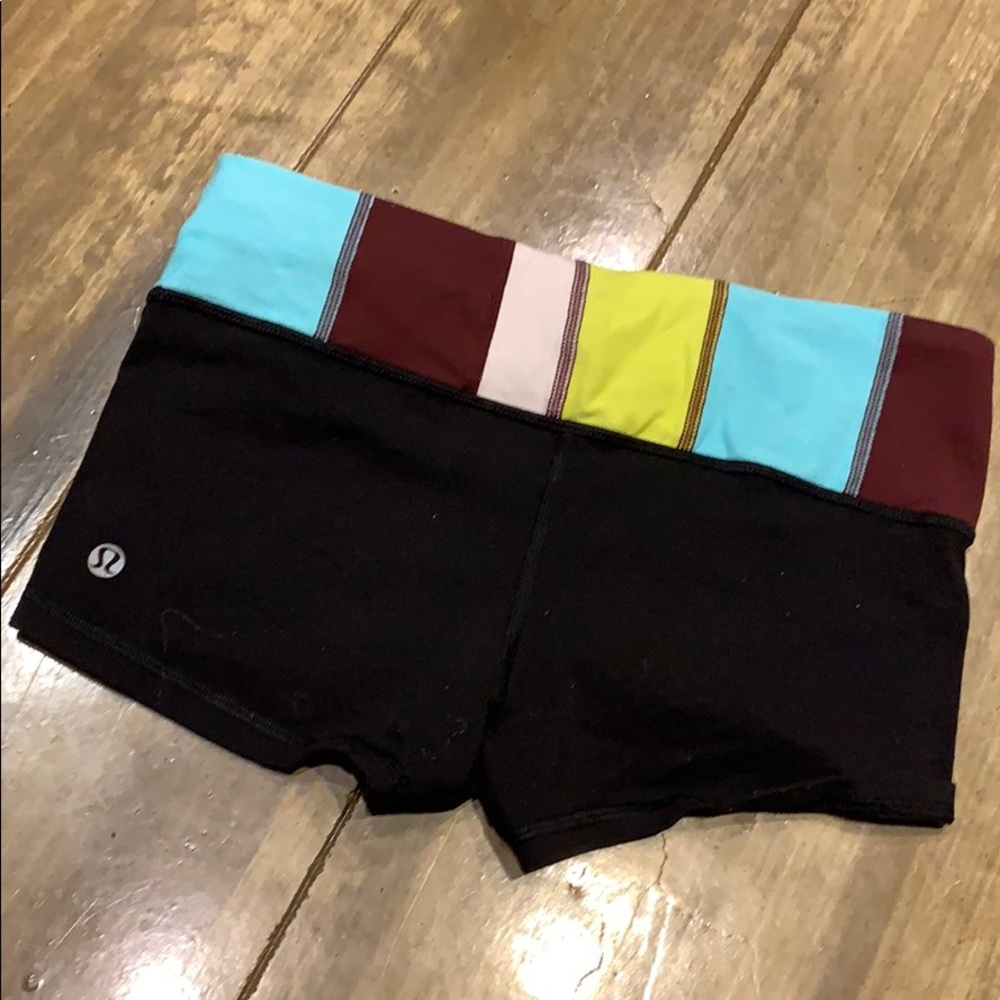 Lululemon reversible shorts.